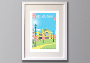 Alexandra Palace Art Print Framed 