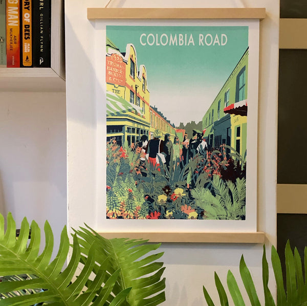 Columbia Road Art Print plant