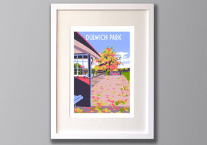 Dulwich Park framed print