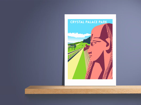 Crystal Palace Sphinx Art Shelf