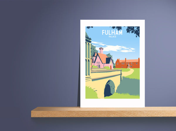Fulham Art Print shelf