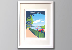 Finsbury Park Art Print