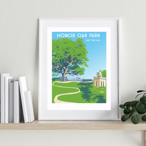 Honor Oak Park Print shelf
