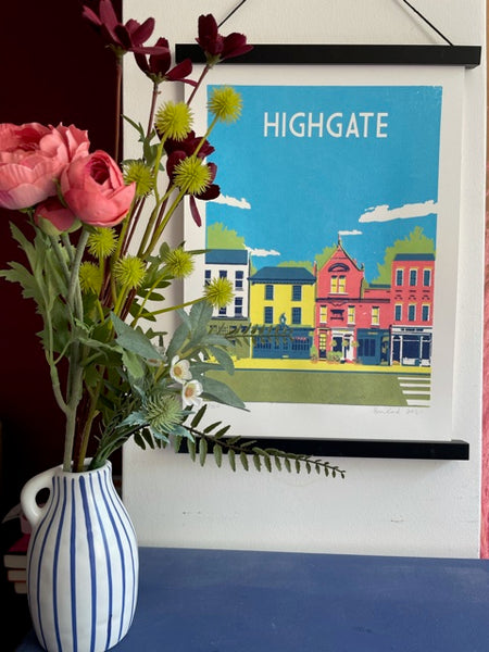 Highgate art print flowers
